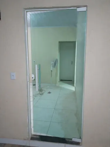 Porta abrir vidro
