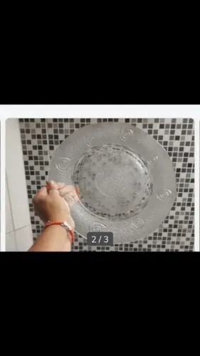 Prato em vidro para doce 28cm
