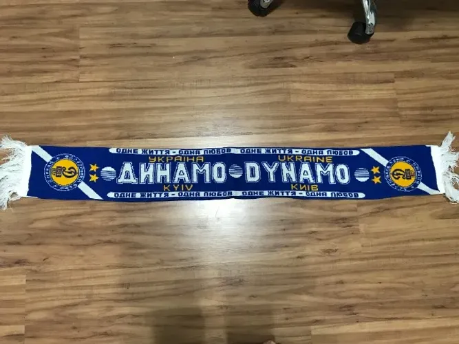 Cachecol Futebol Europeu Dynamo Kyiv / Dynamo Kiev