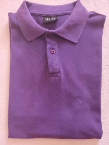 Camisa polo masculina Camisa&Companhia, tamanho GG1, cor roxa