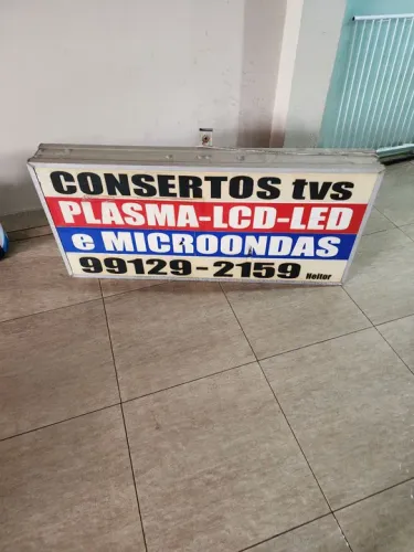 Luminoso estrutura em alumínio 