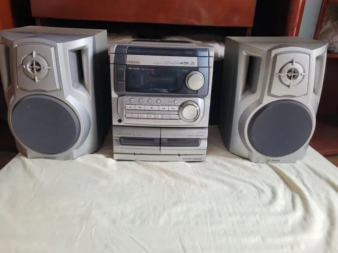 Caixas e aparelho AIWA NSX-S229