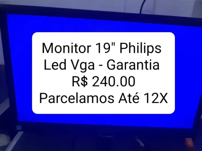 Monitor 19'' Led Philips Vga - Garantia.