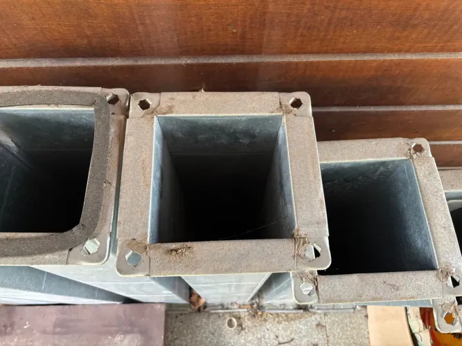 Dutos de ventilação e exaustão