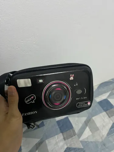 Bolsa de lada/ feminina/ estilo câmera/ pequena