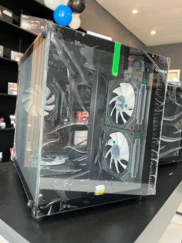 Gabinete Gamer HAYOM Aquário - 4 fans RBG