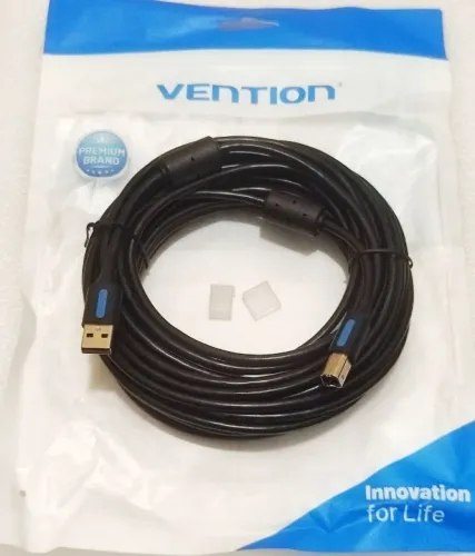 Cabo USB pra impressora - 10 Metros com Filtro - Original Vention - R$: 130,00 Cada