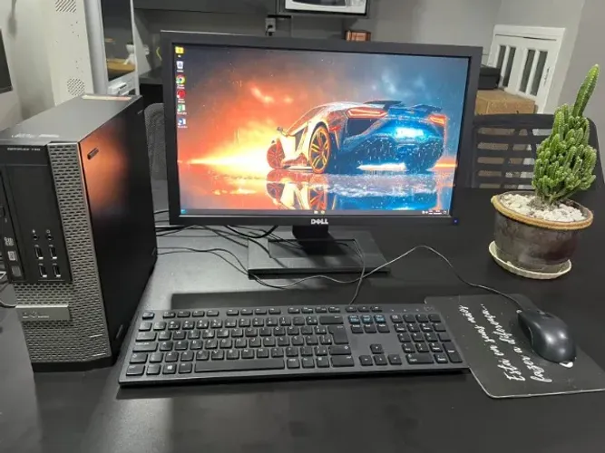 pc computador dell optlex 790 sff core i7 8GB Ram tela 21.5" teclado e mouse