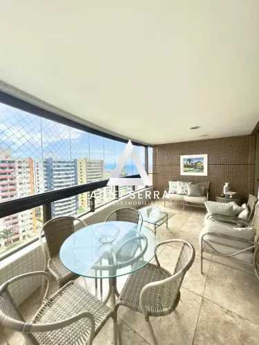 Pituba Ville | 3 Suítes + Gabinete | 245m² | 4 Vagas | Dependência completa | Banheira | C