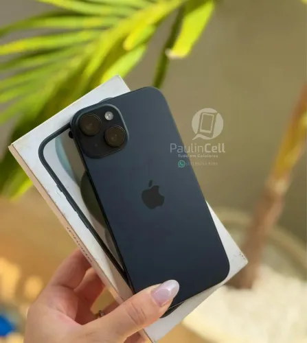 Iphone 15 128gb preto completo 