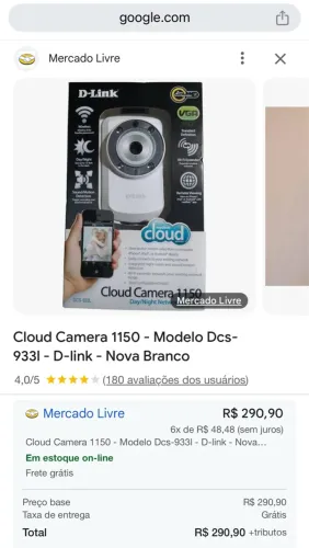 Câmera e babá eletrônica 