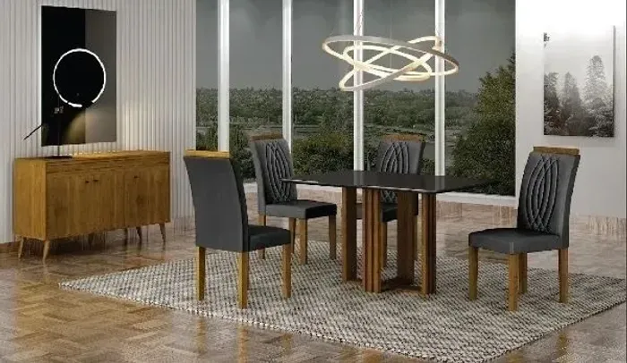 Mesa de Jantar com Design Moderno e Elegante