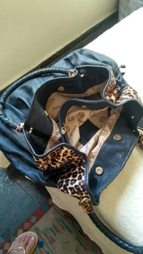 Bolsa de Ombro Feminina em Couro Legítimo - Saojo
