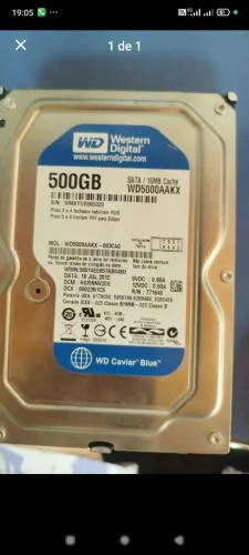 HD Western Digital Caviar Blue 500GB para Desktop