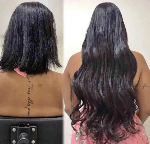 Mega hair fibra humanizada