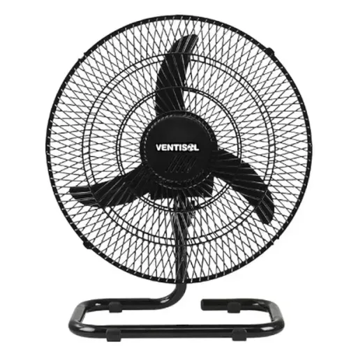 Ventilador de mesa oscilante New preto 50cm ferro a vista R$299,90