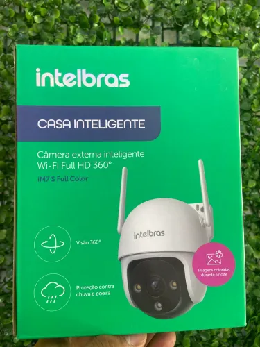 Câmera externa inteligente Wi-Fi full (imagens colorida a noite) 