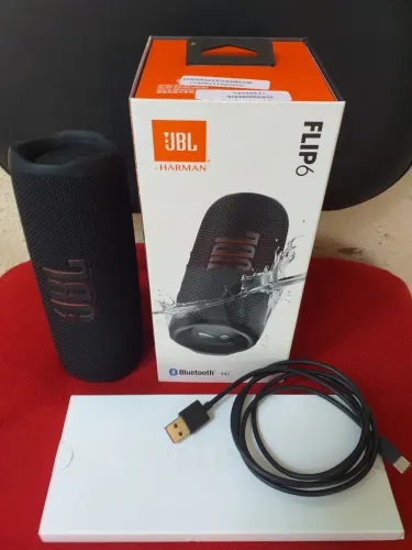 CAIXA JBL FLIP 6 100% ORIGINAL COMPLETA