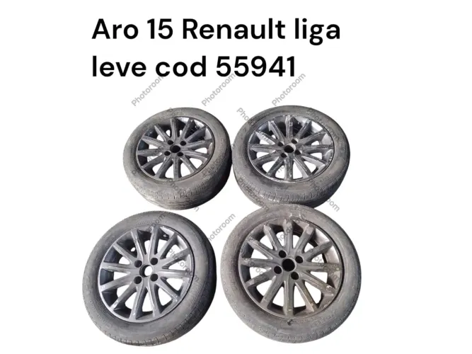 Rodas de liga leve Aro 15 Renault