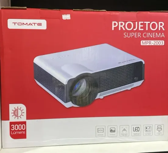 Projetor Led Super Cinema Tomate MPR 2003 Loja Coimbra Computadores Entregamos