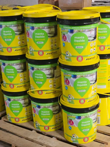 Impermeabilizante Manta Líquida Branca Quartzolit 18kg