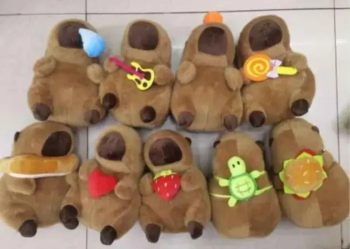 Capivara Pelúcia Hipoalergênica Brinquedo De Pelúcia Capybara 23cm