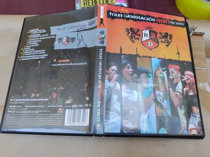 Dvds dos Rebeldes RBD, vários, envio qq. local.