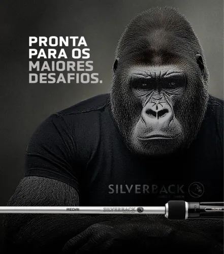 Vara Carretilha Redai Silverback 17lb 6'0" | SBS1760 1,83m - Inteiriça