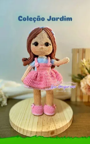 Boneca Amigurumi Artesanal Feito à Mão Bebê Dia das Crianças Presente Personalizado