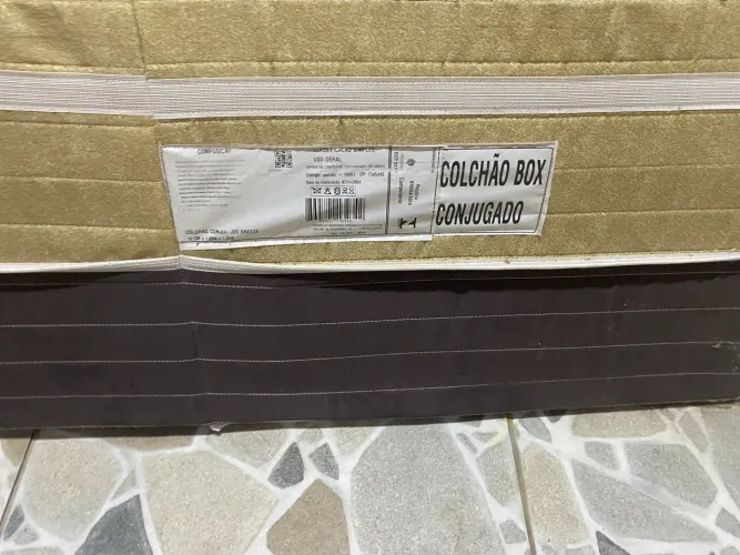 Cama box casal 1 mês de uso 