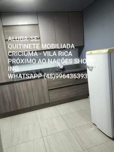 Aluga-se Quitinete (Kitnet) mobiliada