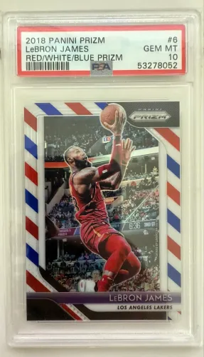 2018 Panini LeBron James PSA 10