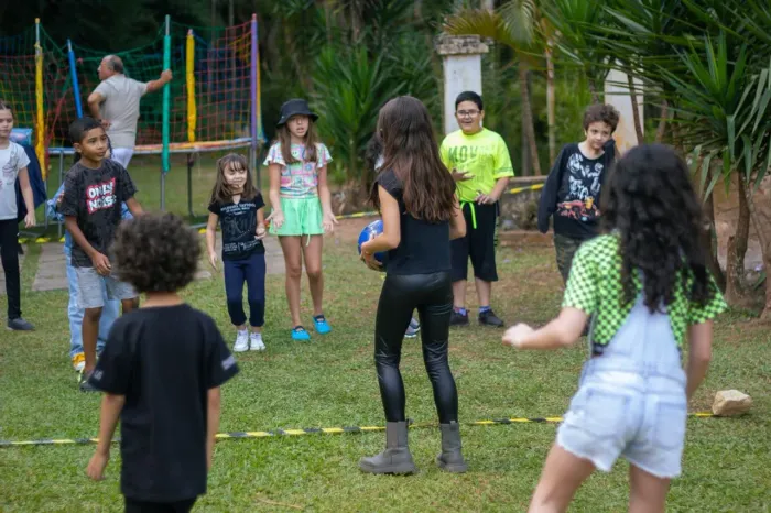 Recreação para o dia das crianças