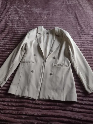 Blazer feminino alongado alfaiataria 