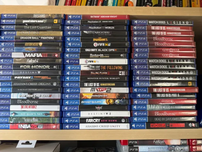 Jogos Ps4 em estado de novos