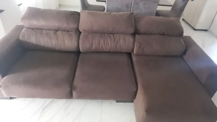 Sofa retrátil de 3 lugares