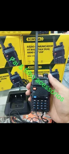 Walkie Talkie BOMVK BOM-570 - Rádio Comunicador VHF