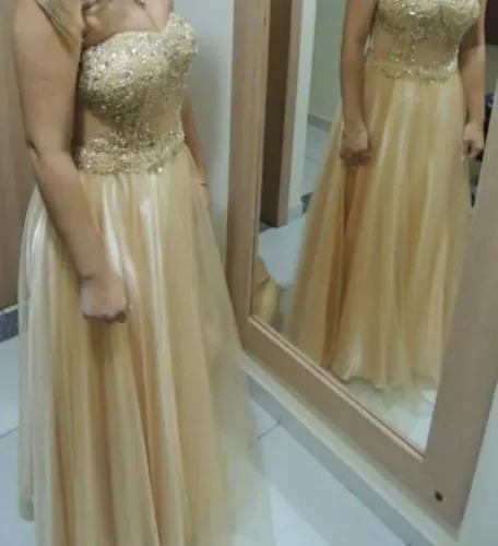 vestido de festa luxo 