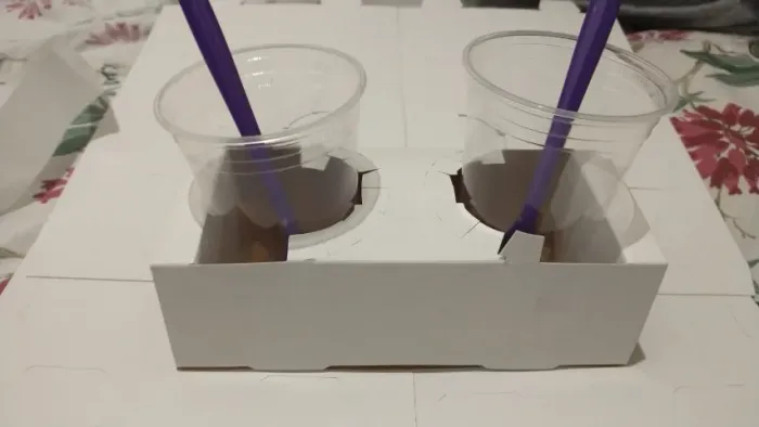 95 PORTA COPOS AÇAI KRAFT BRANCO