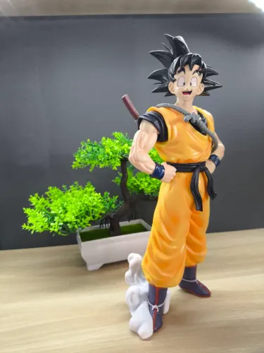 ? Super Oferta! Action Figure Goku Gigante Dragon Ball Z - Estátua Colecionável 28 cm
