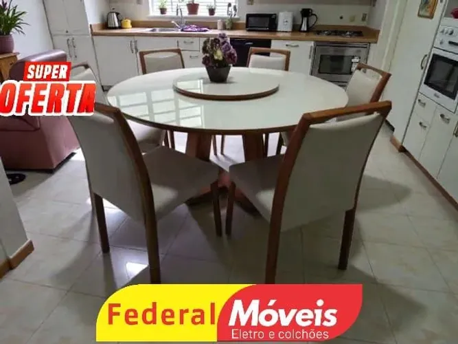 Mesa de jantar1,50 4 cadeiras