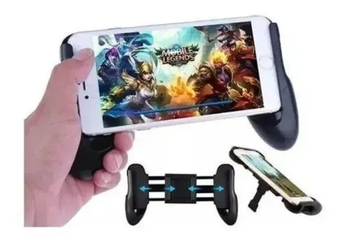 Game Pad Suporte de Celular para Jogos Mobile tipo controle PS2 - não acompanha botões