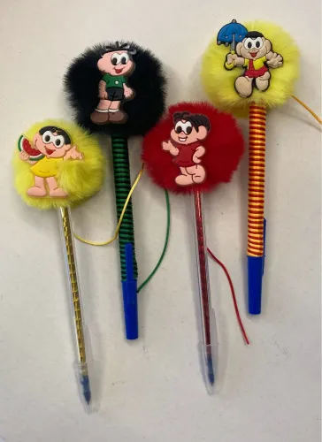 Canetas Personalizadas e Customizadas com seu nome Turma da Mônica