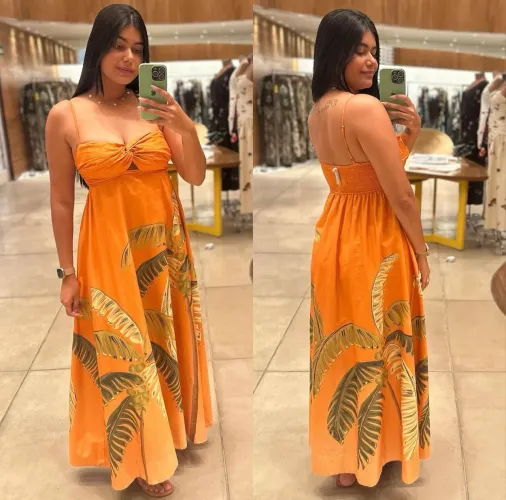 vestido longo farm