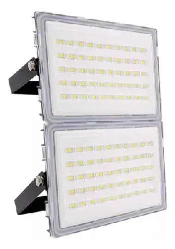 Refletor Led Smd 200w (02 módulos de 100W) Luz Ip66 - Branco Frio (6000K) Bivolt