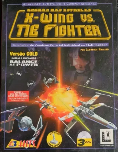 Jogo Guerra nas Estrelas X-Wing vs. Tie Fighter - Totally Games LucasArts - Win 95 - 1997