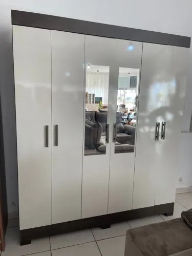 GUARDA ROUPA 6 PORTAS 100% MDF MOSTRUARIO 