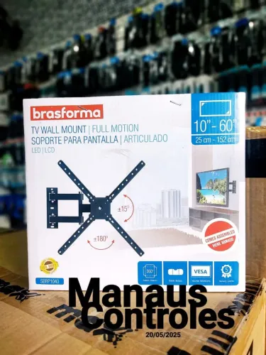 Suporte para TV Articulado Brasforma Full Motion