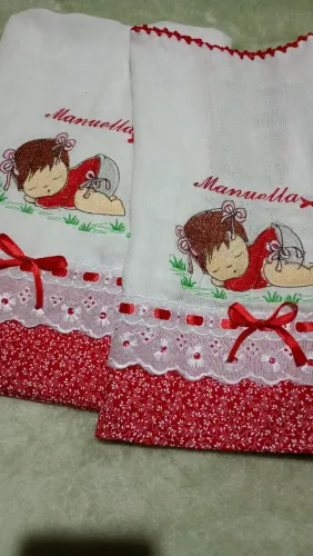 Enxoval de Bebê Bordado - Manu