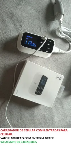 carregador de 8 entradas para celular